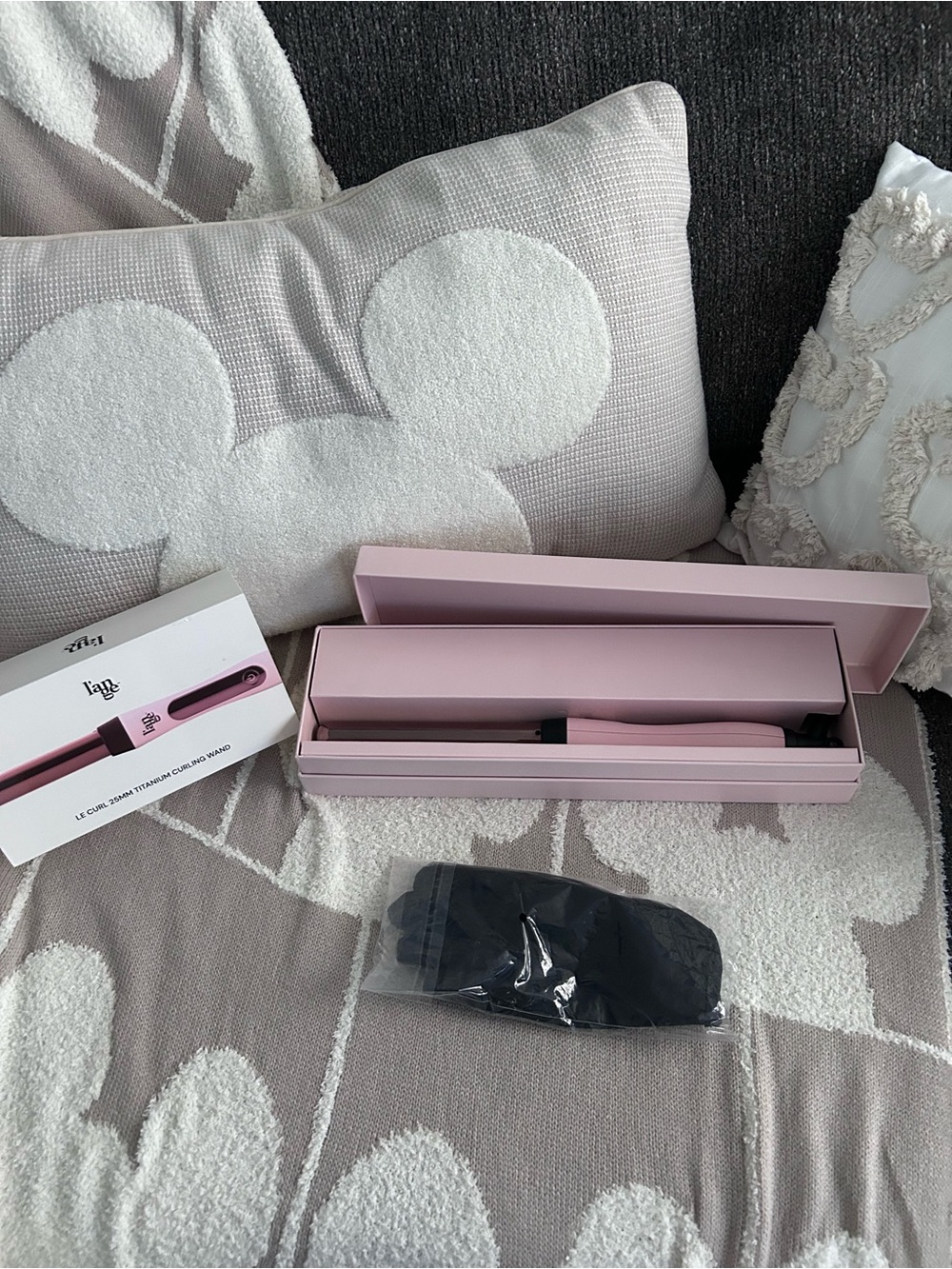 Lange Rose Gold and Light Pink 25mm Curling Wand